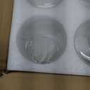 Teenyyou 6 Pcs Clear Bubble Seeded Glass Shade Replacements for Pendant Light Fixtures Glass Lamp Shade Cover, 1-5/8 Inch Fitter E26 Base, 4"w x 6"h, Replacement Lamp Globe for Chandelier Wall Sconce