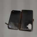 Defencase Compatible with iPhone 17 Case Wallet with RFID Blocking Card Holder for Women and Men, Fashion PU Leather Magnetic Snap Flip Zipper Strap Wallet Phone Case for iPhone 17 6.3", Coffee