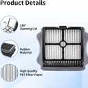keluke Roller Brush and Filter Replacement Compatible with Tineco iFloor 3/ Floor One S3 Cordless Vacuum Cleaner, Replacement Parts Include 3 Brush Rollers, 3 Filters