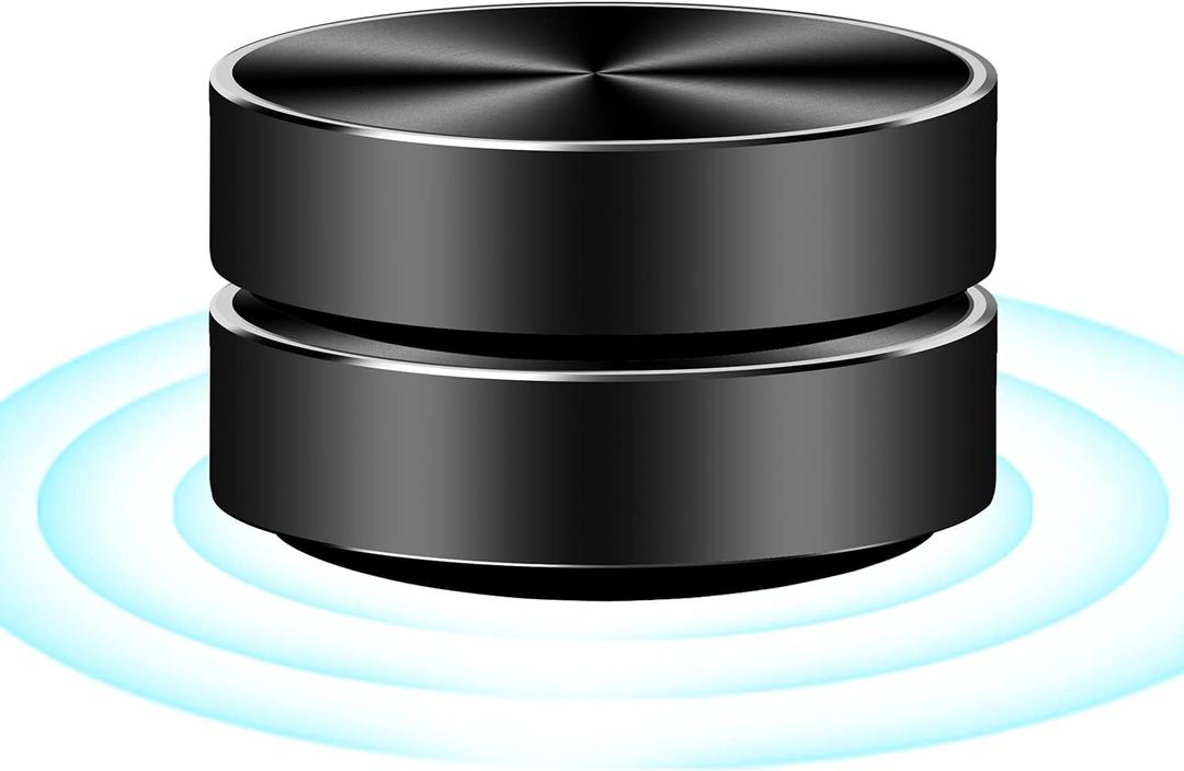 Bluetooth Mini Speaker Bone Conduction Portable Wireless Speaker Stereo Bass Sound Creative Portable Speakers Mini Size Music Player for Home,Outdoor,Travel (Black)