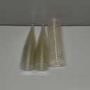 Prestee 24 Plastic Champagne Flutes - Gold Champagne Flutes Plastic - Gold Disposable Mimosa Flute - Party Supplies - Disposable Cocktail Glasses - Mimosa Bar, Wedding, Shower Party (24 Count (Pack of 1))