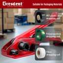 Poly Strapping Tensioner & Cutter Manual Banding Tools Windlass for 1/2" -3/4" Width Polyester Polyproplyn StrapRed-4Pack