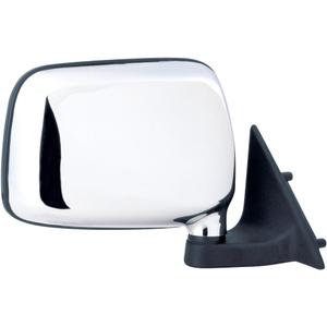 Fit System Passenger Side Mirror for Mazda Pick-Up, Chrome, Foldaway, Manual