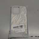 Caseative for iPhone 14 Pro Max Case,Pleated Water Ripple Chrome Wave Pattern Soft Phone Case (Silver)