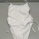 Viottiset Women's Ruched High Cut One Piece Swimsuit Tummy Control Bathing Suit Monokini Size L