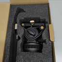 SmallRig DH10 Heavy Duty Tripod Fluid Video Head with Flat Base and Adjustable Handle, Quick Release Plate for Manfrotto Video Head Mount Plate, Load up to 22Ibs, for Video Cameras, DSLR Cameras 4165