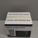 Digital Electronic Money Safe, Steel Security Lock Box with Keypad, Office Hotel Business Jewelry Cash Safe, 0.23 Cubic Feet, 9.06" W x 6.69" D x 6.69" Hpink