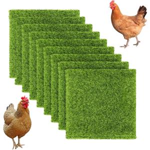 2025 Upgraded 9 PCS Washable Nesting Pads for Chicken Coop Nesting Liners Box Pads Reusable Chicken Coop Bedding Durable Chicken Mats for Laying Eggs Rabbit Hutch(13 in*13 in)