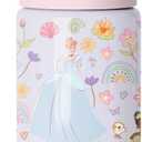 Simple Modern Kids Summit Water Bottle with Straw Lid | Disney 14oz Stainless Steel Cup Insulated Tumbler for Girls, School | Princess Tapestry