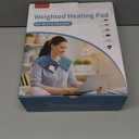 Comfytemp Heating Pad for Neck and Shoulders and Back, 2.6lb Weighted Electric Heating Pads, Large Heated Wrap, 9 Heat Settings & 11 Timer, Valentines Birthday Gifts for Women Men Mom Dad, Dark Blue