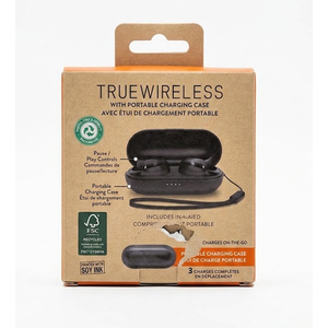 Helix Black Wireless Headset with Charging Case