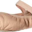 Bloch Bloch Belle Child Ballet Shoes, Toddler Girls Dance Shoes, High Durability, Soft Leather Upper, Flexible Suede Outsole, Pre-Sewn Elastic, Heart Printed Sock-Liner, Ballet Shoe (8.5 Wide Toddler, Pink)