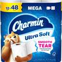 Charmin Ultra Soft Toilet Paper, 12 Mega Rolls = 24 Regular Rolls, 2-ply Bath Tissue