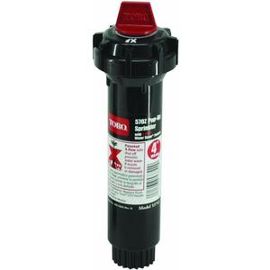 Toro 53742 570 Pop-Up with X-Flow Sprinkler, 4-Inch , Black