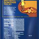 PLANTERS Spicy Nuts & Cajun Sticks Trail Mix- Mixed Nuts Trail Mix Snack Packs, 6 oz Bags (Pack of 12) (EXP 04/21/26)