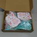 Geyoga 72 Pcs Easter Stationery Set of Bunny Egg Sticky Notes 0.5 mm Rabbit Eggs Gel Ink Pens Gift Bags Easter Note Pads for Classroom Office Basket Gift Stuffer Goodie Bag Fillers Party Decor