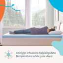Linenspa Memory Foam Mattress Topper, Twin Size - 3 Inch Gel Infused Memory Foam - Plush Feel - Cooling and Pressure Relieving - CertiPUR Certified