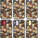 Magnetic for iPhone 11 Magsafe Case Cute Aesthetic - Durable Fashion Funny Phone Case - Girly Bear Pattern Print Cover Design for Woman Girl 6.1 inches Black