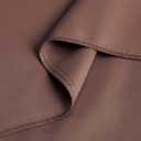 FreshCulture Twin Flat Sheets Only, Pack of 6, Soft Microfiber Bedding Sheets for Home, Salons, Hotels, Bulk Flat Sheets Only Twin Size (Brown)
