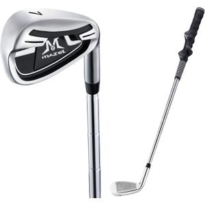 MAZEL Short 7 Iron Golf Club for Kids Boys & Girls Aged 6-9 Years - Junior Practice Golf Iron,24.5 Inch