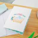 2 x Liif 3D Pop Up Birthday Card for Women, Mom, Friend, Sister, with Message Note & Envelop, Size 7 x 5 inch (Take A Paws Today)