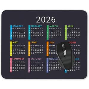 Calendar Mouse pad Gaming Mouse pad Mousepad Nonslip Rubber Backing (2025 Year Calendar)