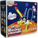 Rocket Launcher for Kids, 6 Rockets - Fun Backyard & Outdoor Kids Toys Gifts for Boys & Girls - High Flying Toy Foam Blaster Set - Multi-Player Adjustable Launch Stand (Double Rocket Launcher)