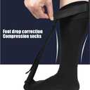 Plantar Fasciitis Stretch Sock Non Slip Calf Night Relief for Heel High Arch Pain Achilles Tendonitis Therapy Foot Support Sleeve Stretcher Compression Sleeve Men Women Ultrastretch Night Sock