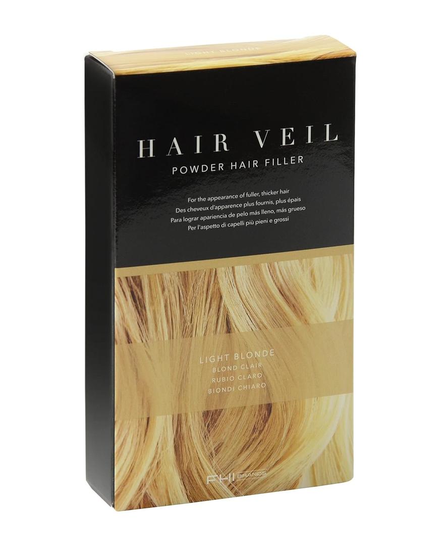 FHI Heat Hair Veil Powder Hair Filler for Fuller, Richer & Thicker Hair (1 Ounce (Pack of 1), Light Blonde)