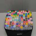 Alcohol Markers Set 120 Colors - Coloring Markers for Adult Coloring Books Professional Permanent Blending Marker Pens Artist Sets for Drawing Painting Sketching Illustration Kids Gifts