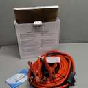 NOONE 2 Gauge Jumper Cable Heavy Duty Car Battery Clamps, for Jump Starting Dead or Weak Batteries Booster Cables with S7 Reverse Polarity Protection and Carry (2 Gauge 20 Feet)