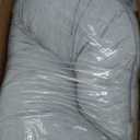 Momcozy Pregnancy Pillows for Side Sleeping, J Shaped Maternity Body Pillow for Pregnancy, Soft Pregnancy Pillow with Jersey Cover for Head Neck Belly Support, Grey