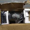 FITKS360 Under Desk Elliptical & Mini Exercise Bike - Seated Electric Leg Exerciser Under Table Oval Electric - Seniors Sit Exerciser Full Assembled Pedal with Remote Control