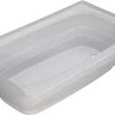 Lippert Replacement 24" x 40" White Bathtub with Right Drain, Scratch-Resistant ABS Acrylic for RVs, Travel Trailers, 5th Wheels, Motorhomes - W2440RHSPK