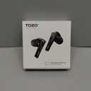 TOZO Wireless Earbuds Bluetooth 5.3 Headphones with 45ms Ultra Low-Latency and Cool Breathing Light Ergonomic Design Gaming Deep Bass Music Mode Headset Built-in Micro Stereo Sound (Dark Black)