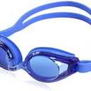 Sporti Unisex Adult Positive Optical Swimming Goggles, Antifog Swim Goggles for Men & Women, Shatter-resistant, Double Straps