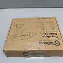 GoGonova Cordless Hot Glue Gun, 15s Fast Preheating with 2Ah Built-in Battery Hot Melt Glue Gun, Smart Power-Off, Kit with 25 Pcs Premium Mini Glue Sticks and USB-C Charging Port (Blue)