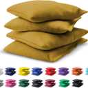 GoSports Cornhole Bean Bags  - Regulation All Weather, Mix and Match (One Size, Gold)