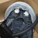 Baby Swings for Infants, Fasonbaby Bluetooth Infant Swing with Music Speaker with 3 Seat Positions, 5 Speeds and Remote Control - Portable Baby Swing for Indoor and Outdoor (Black) (Dark Gray)