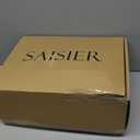 Saisier Grey Goose Feather Down Comforter King Size, Premium All Season Duvet Insert, 750+ Fill Power 1200TC Cotton Blend Fabric Hotel Style Comforter, 50 Oz Lightweight (106x90, Dark Grey)