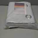 BGment Blackout Curtains for Bedroom 84 Inch Length 2 Panels Set, Thermal Insulated Bedroom Curtains Soundproof Room Darkening Window Curtain Drapes, Each Grommet Curtains 52 Inch Wide, Greyish White