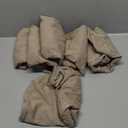 Smiry Stretch Jacquard Seat Covers for Dining Room Chairs Set of 6, Removable Washable Chair Seat Protector Slipcovers, No Rear Covers, Taupe