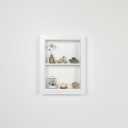 Houseables Recessed Medicine Cabinet, Recessed Wall Niche, Medicine Cabinet Insert, Bathroom Niche, In Wall Shelf, Insert for Drywall, Between Studs Shelf Replacement, Without No Mirror, 14x18 (16x20)