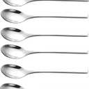 IMEEA Demitasse Spoons Espresso Spoons SUS304 Stainless Steel Small Tea Spoon 4.5 Inch, Set of 6