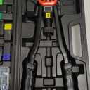 16" Professional Rivet Nut Tool Kit - Lever-Style Rivnut Tool with Visual Stroke Indicator, Nutsert Tool Kit Includes 15 Metric & SAE Mandrels for Threaded Inserts