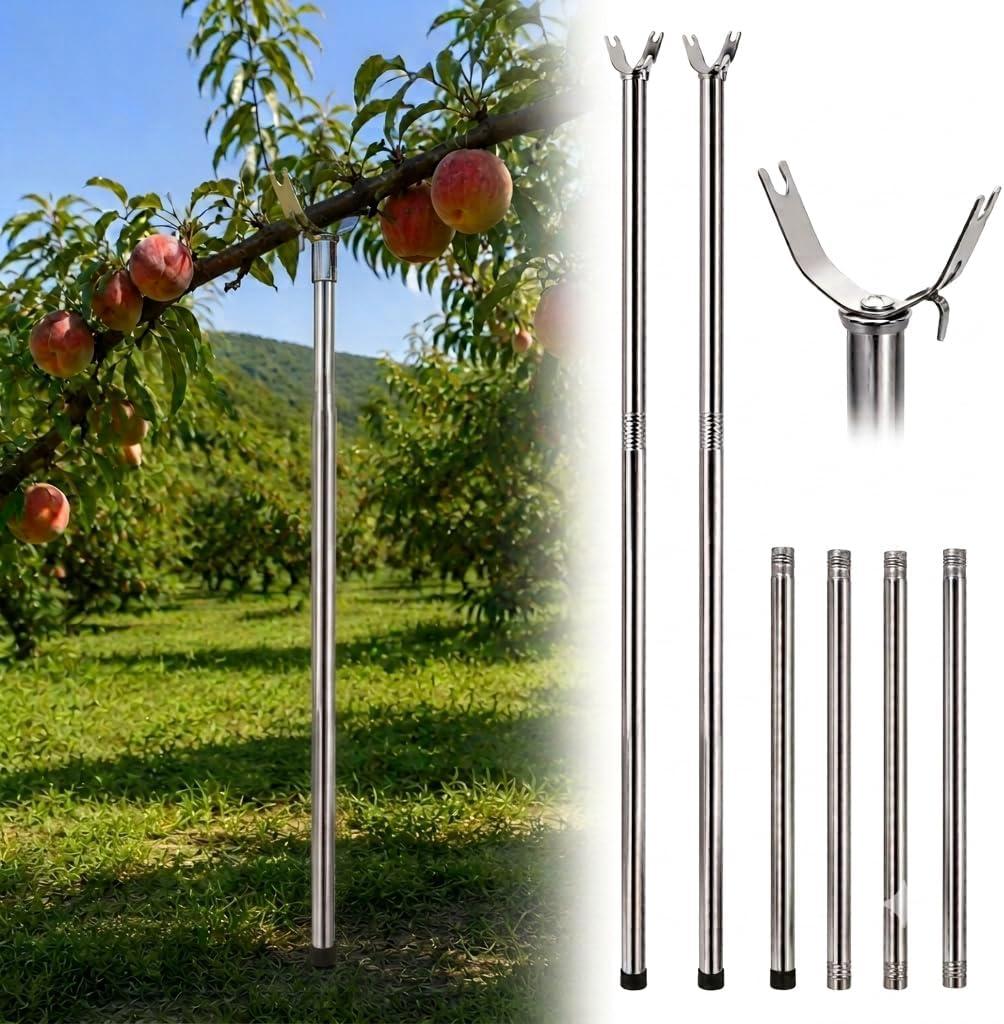 2 Pack Adjustable Fruit Tree Support with Crutch