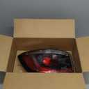 Huray Left Outer Tail Light Fit for Jeep Compass 2017-2021 LH Taillight Tail lamp Brake Lamp Assembly Replacement Accessory Replacement for CH2804115 55112839AC (Driver Side)