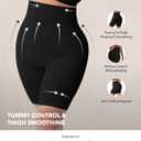 SHAPERMINT Shapewear for Women - High-Waisted Shapewear Tummy Control Shorts, Thigh Slimmer, Underwear for Women (Black, XL)