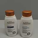 Aveeno Fresh Greens Shampoo and Conditioner Set, Sulfate Free, Clarifying & Volumizing for Thin or Fine Hair, Rosemary Peppermint Cucumber Nourish & Thicken, Color Safe Paraben Free, 12 Fl Oz, 2 Count