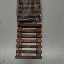 Wooden Soap Dish for Shower,Set of 2 Shower Soap Holder,Self draining Bar Soap Holder for Bathroom, Homemade Soaps Saver Natural Soaps Tray, Vowupt (Brown)